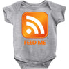 rss feed me Baby Onesie