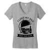i love my dad Women's V-Neck T-Shirt