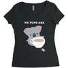 My Puns Are Women's Triblend Scoop T-shirt