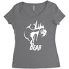 Bear Women's Triblend Scoop T-shirt