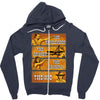 The Ringleader Thr Archer The Samurai The Kid Zipper Hoodie