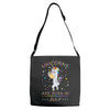 Unicorns are born in July Adjustable Strap Totes