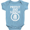 protect and survive Baby Onesie