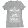 Vintage Aged To Perfection 1975 Ladies Fitted T-Shirt