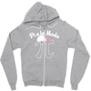 pi a la mode Zipper Hoodie