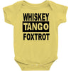whiskey tango foxtrot Baby Bodysuit