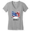 4th of July Women's V-Neck T-Shirt