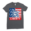 liberty statue Ladies Fitted T-Shirt