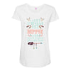 hippie Maternity Scoop Neck T-shirt