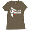 mario nintendo, super, retro, nerd, der pate, godfather, fun Ladies Fitted T-Shirt