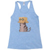 cat in the box! Racerback Tank