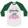celebrating with the 70th birthday king t shirts 3/4 Sleeve Shirt