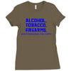 funny t shirt alcohol tobacco firearms who's bringing the chips tee Ladies Fitted T-Shirt