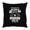Awesome Mamaw Looks Like Throw Pillow