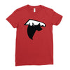 atlanta skyline falcons logo Ladies Fitted T-Shirt