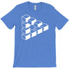 sheldon dreieck big bang theory triforce illusion 3d nerd fun usa T-Shirt