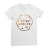 i accept cookies brown Ladies Fitted T-Shirt