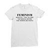 Feminism Ladies Fitted T-Shirt