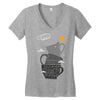 coffee addict Women's V-Neck T-Shirt