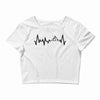 Heart Beats Mountain Crop Top
