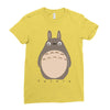 totoro 1 Ladies Fitted T-Shirt