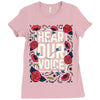 Women's March Hear Our Voice Ladies Fitted T-Shirt