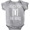 reach for the bars Baby Onesie