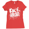 rock music r4 Ladies Fitted T-Shirt