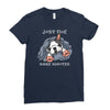 just 5 more minutes Ladies Fitted T-Shirt