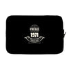 premium vintage 1971 classic perfectly aged limited edition Laptop sleeve