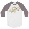 albert einstein 3/4 Sleeve Shirt