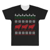 cow christmas All Over Men's T-shirt