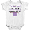 i crochet so i don't choke people save a life, send yarn Baby Bodysuit