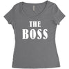 The Boss - The Real Boss Women's Triblend Scoop T-shirt