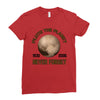 pluto the planet never forget Ladies Fitted T-Shirt