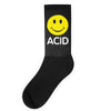 acid house smiley face 90's rave club hardcore party Socks