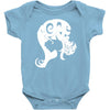 typographic Baby Onesie