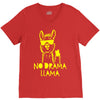 no drama llama (2) V-Neck Tee