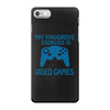 my favorite exercise is video games iPhone 7 Case