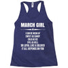Super March Girl Racerback Tank