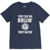 they see me rollin they hatin V-Neck Tee