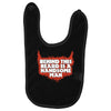 behind beard is a handsome man Baby Bibs