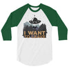 I Want To Leave 3/4 Sleeve Shirt