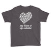 my boxer is my valentine Youth Tee