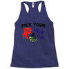 pick your poison Racerback Tank