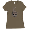 cute cat Ladies Fitted T-Shirt