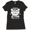 sloth's gym Ladies Fitted T-Shirt