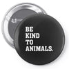 Be Kind To Animals Pin-back button