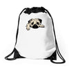 ruff patch rescue mascot Drawstring Bags