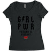 Girl Power Future Is Female Women's Triblend Scoop T-shirt